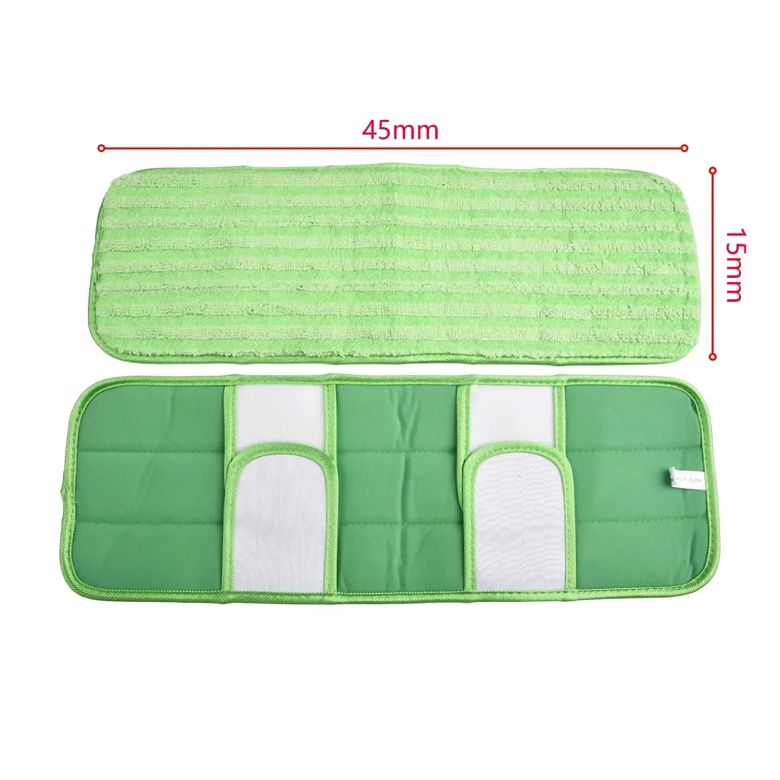 2 stks/4 stks Herbruikbare Mop Pads 45x15 cm Voor Swiffer Veegmachine Mop Pad Refill Nat en Droog Mop Pad Cleaning Pad Huishoudelijke Benodigdheden