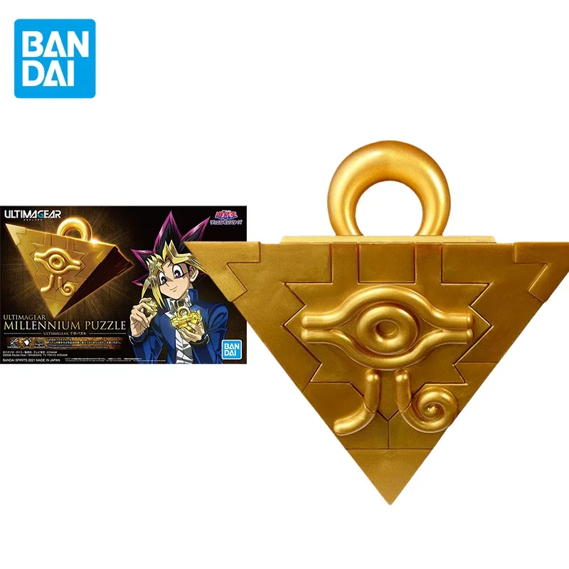 Bandai Original Yu-Gi-Oh! Anime Figure MILLENNIUM PUZZLE Action Figure Toys for Kids Gift Collectible Model Ornaments