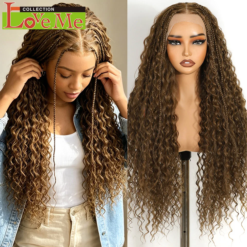 love-me-32-inch-13x4-box-braided-lace-frontal-wigs-for-black-women-synthetic-brown-twist-faux-locs-wigs-goddess-braids-wigs