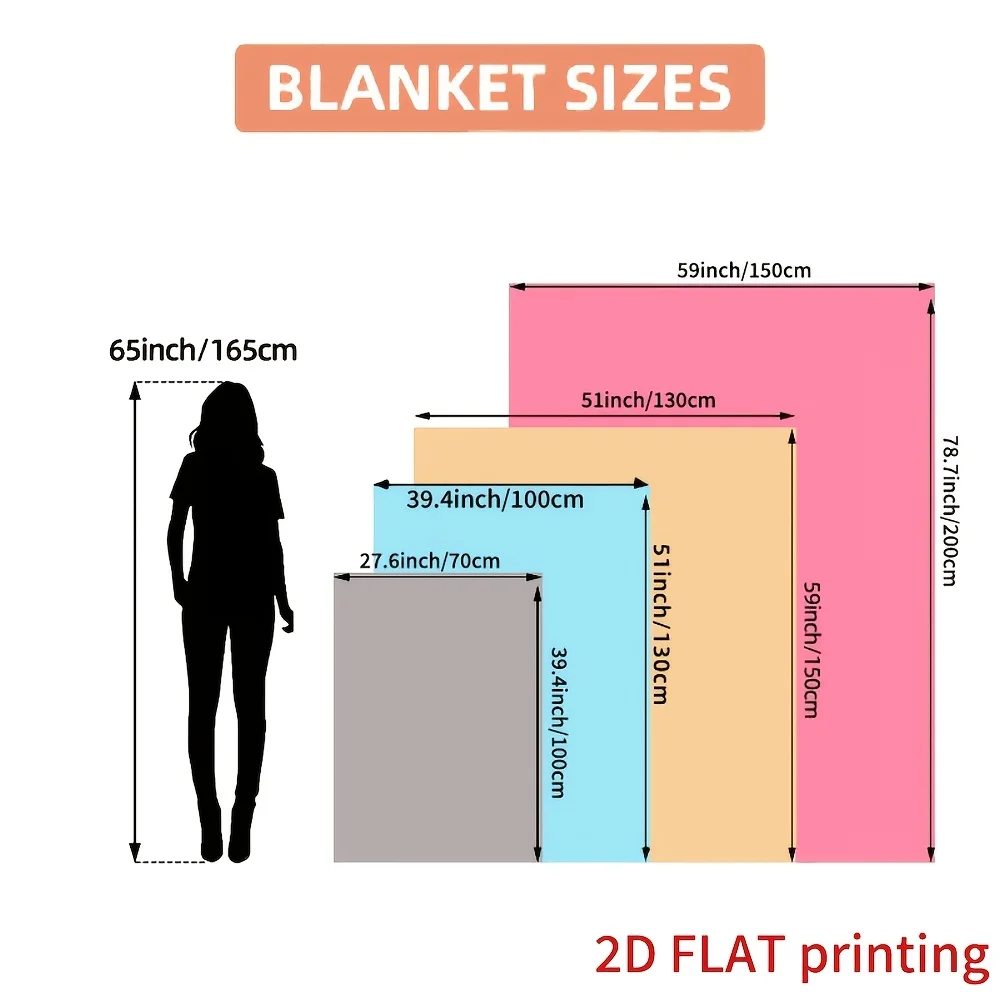 1pc 2D Flat, Fried Chicken Themed Pattern Flannel Blanket - Full Print Fried Chicken Nuggets Throw Blanket, Suitable for Sofa, B