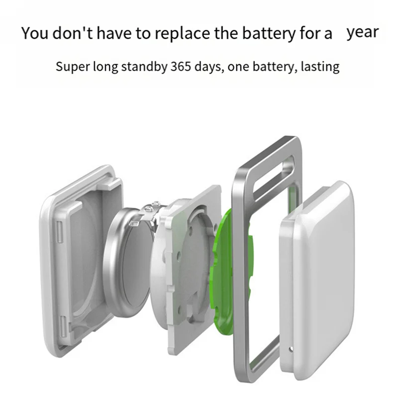 

Новинка 2025 года, детский локатор, анти-потерянный сигнал тревоги, детская сумка, кошелек, устройство поиска, приложение, GPS-запись, смарт-тег для Iphone/Android-белый