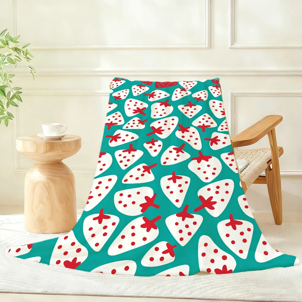 Pick Peace Blanket Throw Super Cosy Plush Living Room Sofa Couch Childish Birthday Gifts