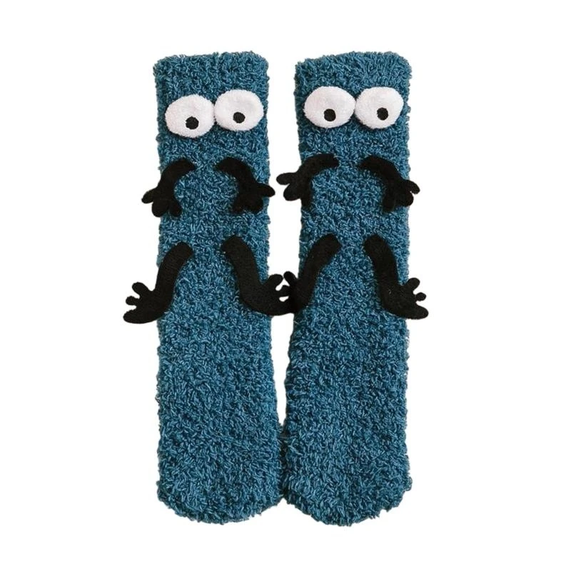 

J15U Детские нескользящие зимние напольные носки Детские домашние теплые носки Носки для первой ходьбы