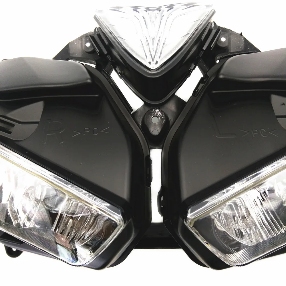 Original Motorcycle for YZF-R25 light headlight R3 R25 headlamps Assembly with h4 bulb HousingR25 motor r3 2013-2017