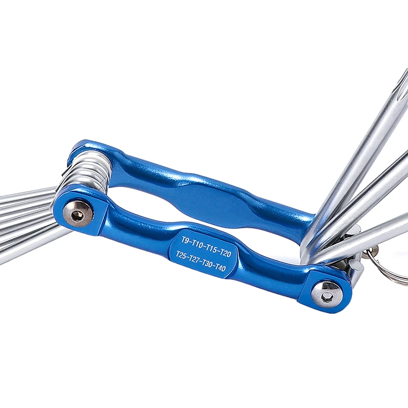 Folding Portable Hexagonal Wrench Set Metal Metric Chave Allen Key Hex Screwdriver Wrenches Hand Tool Repair Tools