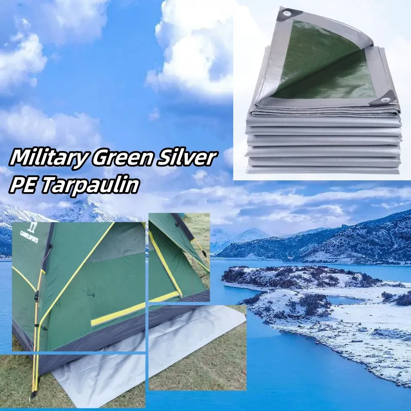 Brand New Polyethylene Stain Resistant Easy To Clean Tear Resistant 0.32mm Fabric Tarpaulin