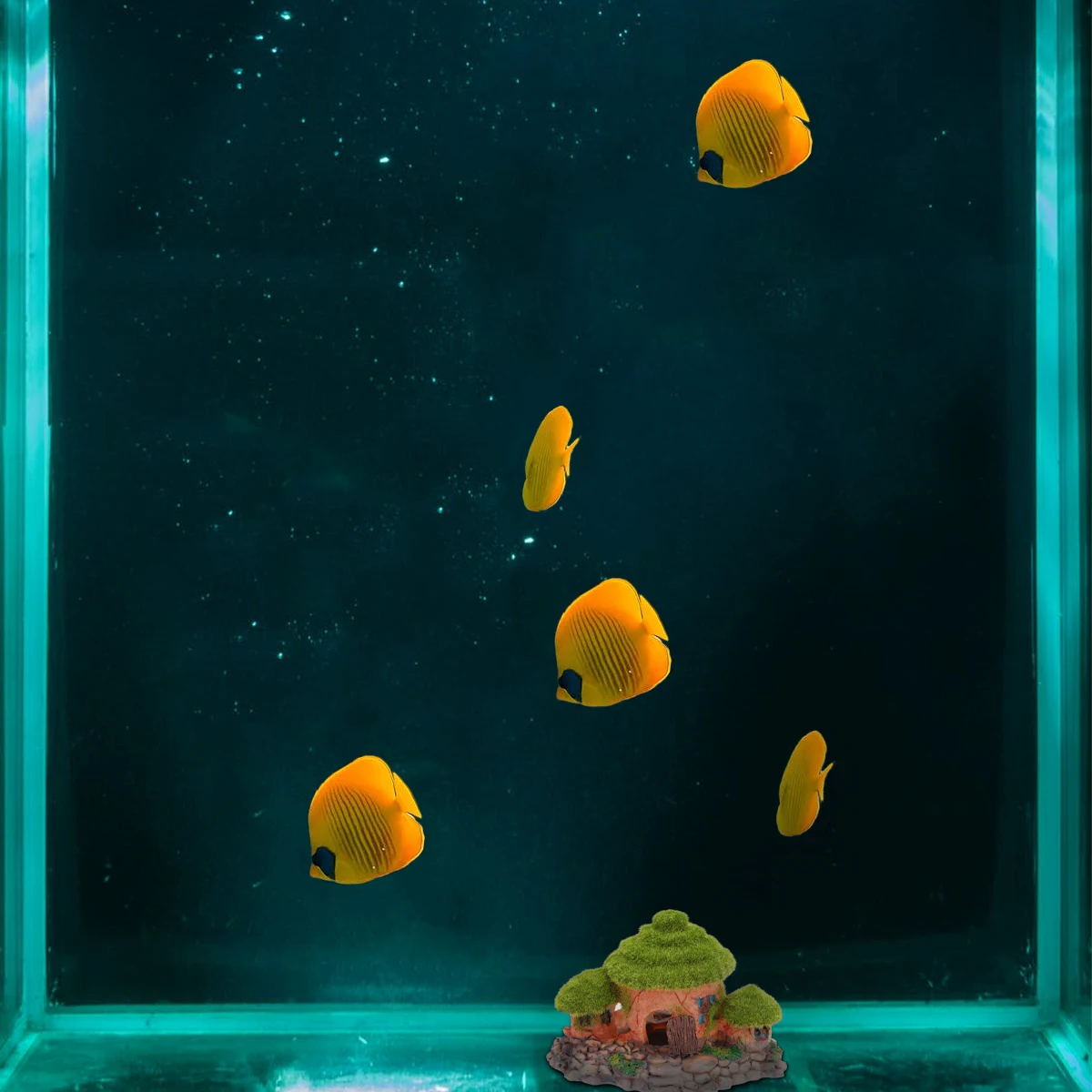 

Resin Craft Moss Ornament for Fish Tank Aquarium Decor - Lifelike Waterproof Safe Design Landscaping Element