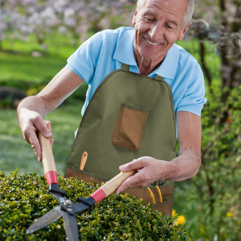 Tuinieren Legging Schort Verstelbaar Tuinschort Tuinieren Multi Zakken Been Bescherm Schort Voor Huis Moestuin