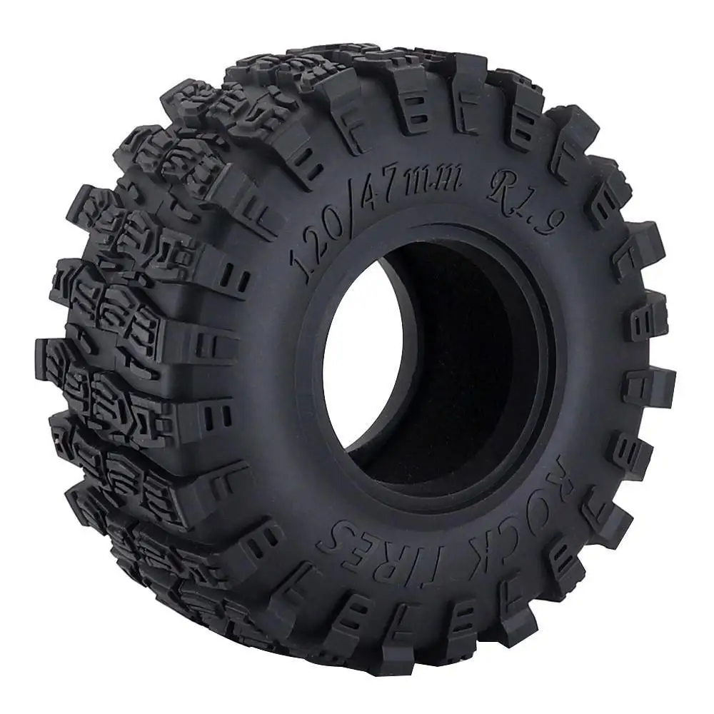 

1.9 Inch 120mm Rubber Tires For 1/10 Rc Crawler Car Traxxas Trx4 Trx6 Axial Scx10 90046 Redcat Yikong Rc4wd D90 Rgt Rc Car