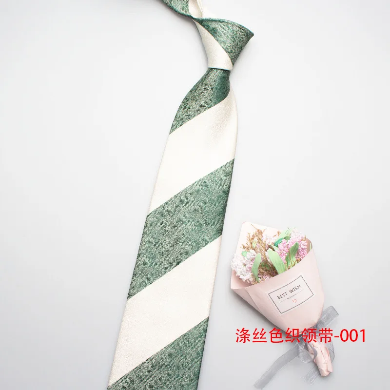 Shengzhou spot 8cm thick striped tie for men and women retro shirt, suit, uniform, tie