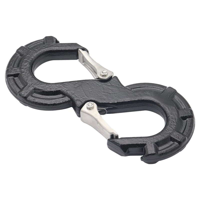 

Крюк для внедорожного прицепа, тяговый крюк, лебедка S-типа, спасательное оборудование с большой дужкой