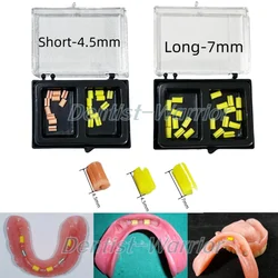 Dental Rider Female Yellow/Pink Riders Fits Hader Bar Semi-precision Attachment Dentistry Materials Tools Instrument 4.5mm/7mm