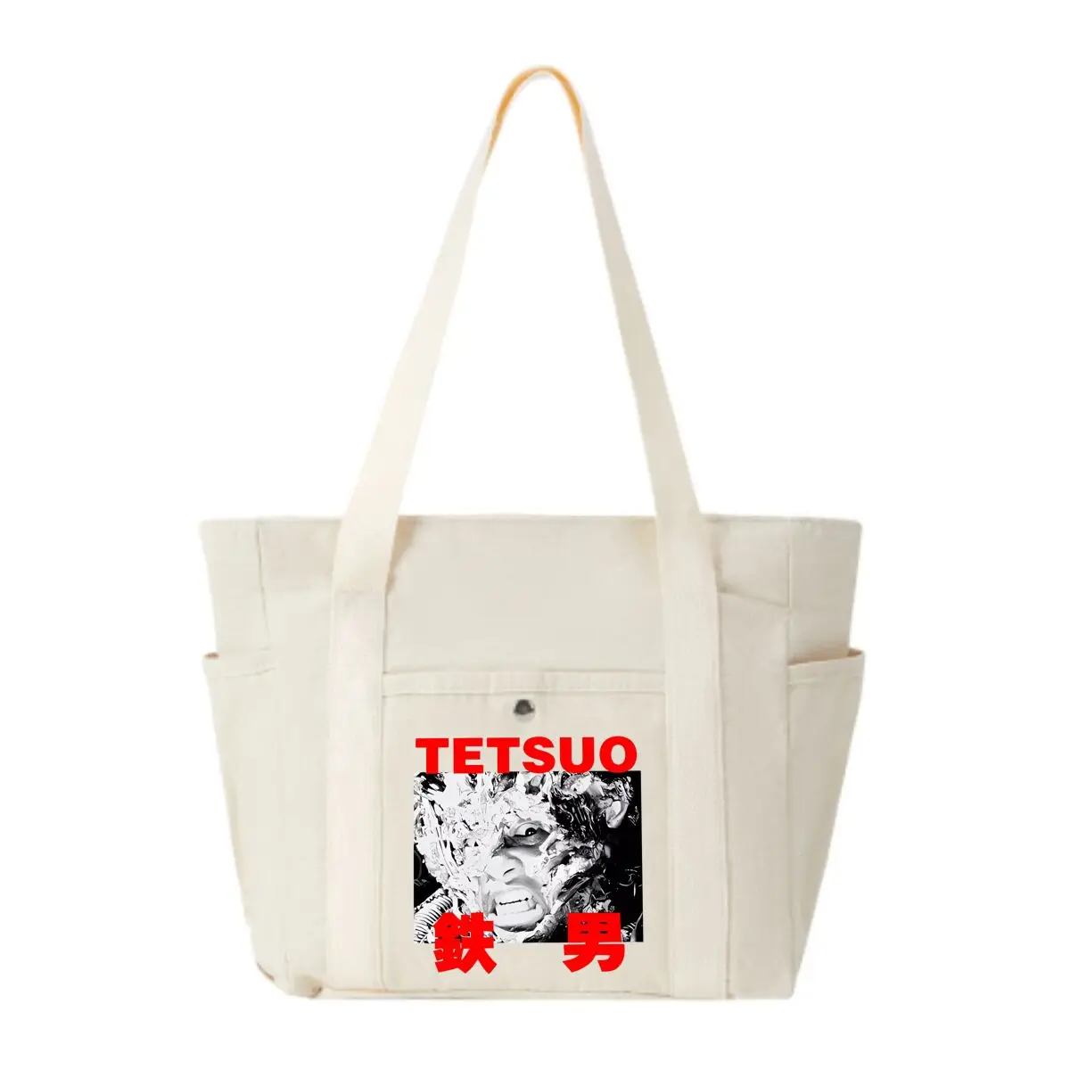 

Tetsuo Холщовая сумка в японском текстовом художественном стиле, женская сумка через плечо для работы и отдыха