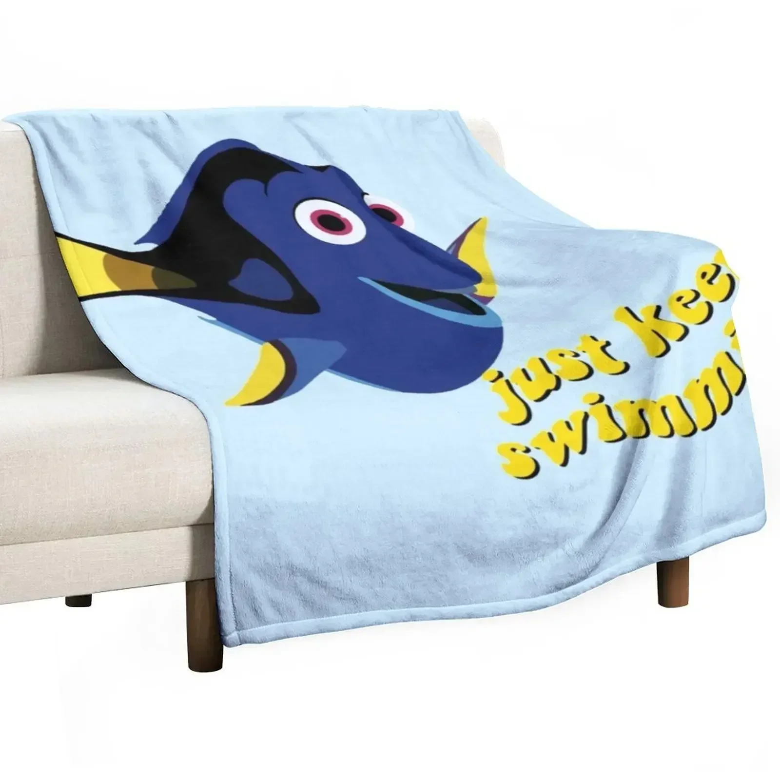 Dory Just Keep Swimming Throw Blanket Soft Beds Blankets Sofas Of Decoration Blankets