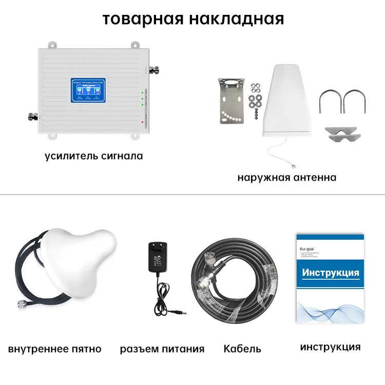 4G 5G Mobile Signal Booster – Cell Phone Repeater Amplifier for Home, Office & Rural Areas, Voice & Data