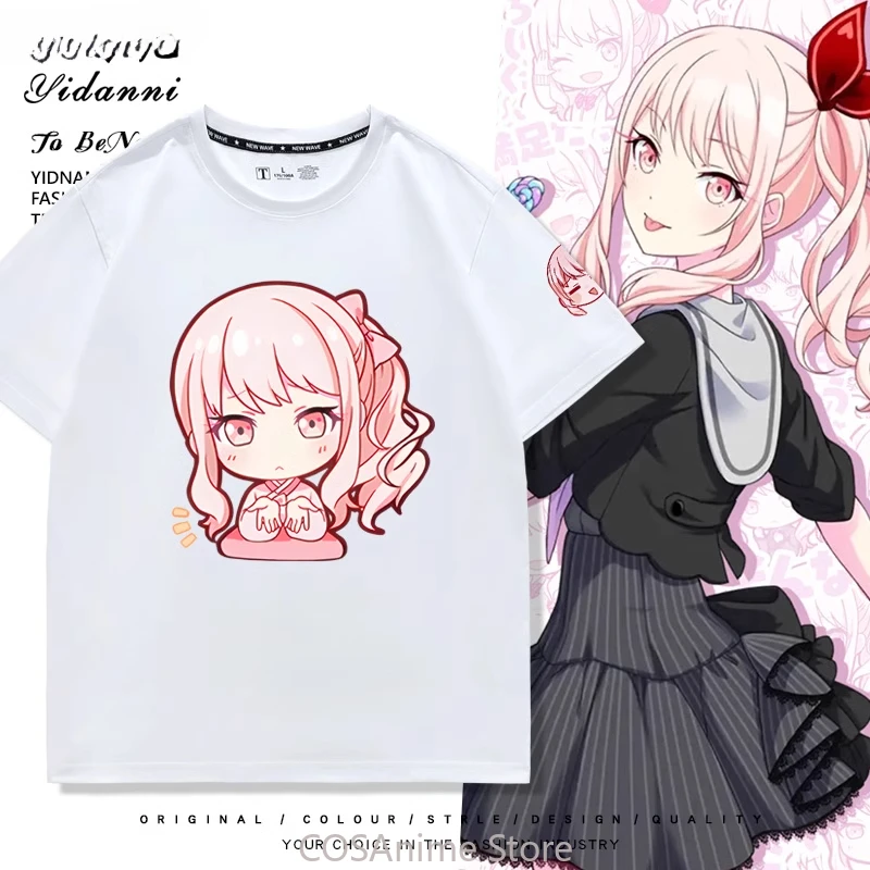 

Anime Nu: Carnival Yakumo Attributes Kawaii Cosplay Costume Mens Women's Loose Leisure T-shirt Basic Short Sleeve Top Tee Summer