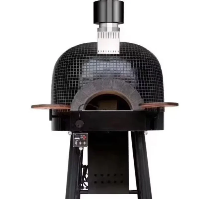 Commercial wooden outdoor pizza ovens in restaurant and hotel catering equipment