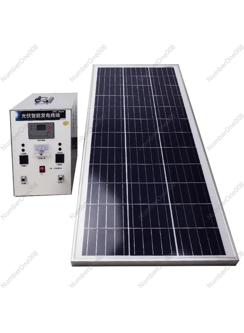 

Photovoltaic panel household solar generator system 600w1000w photovoltaic module complete photovoltaic power generation system