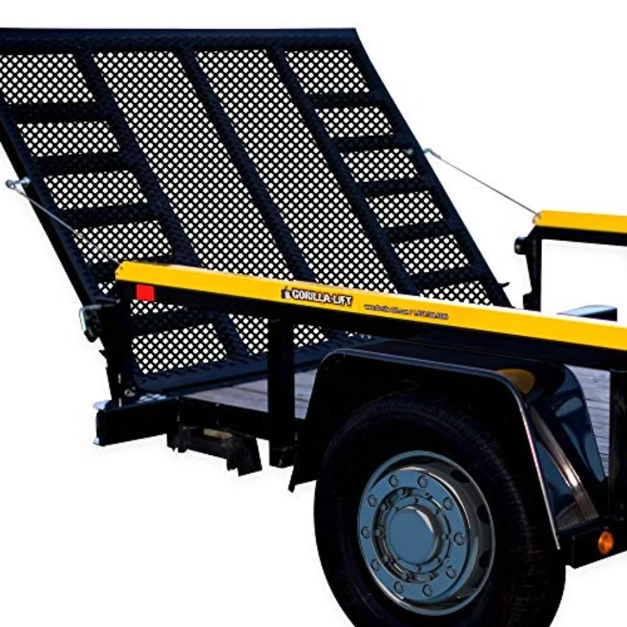 

2-Sided Trailer Tailgate Lift Assist with Durable Steel Construction in Black for Easy Access and Reliable Support