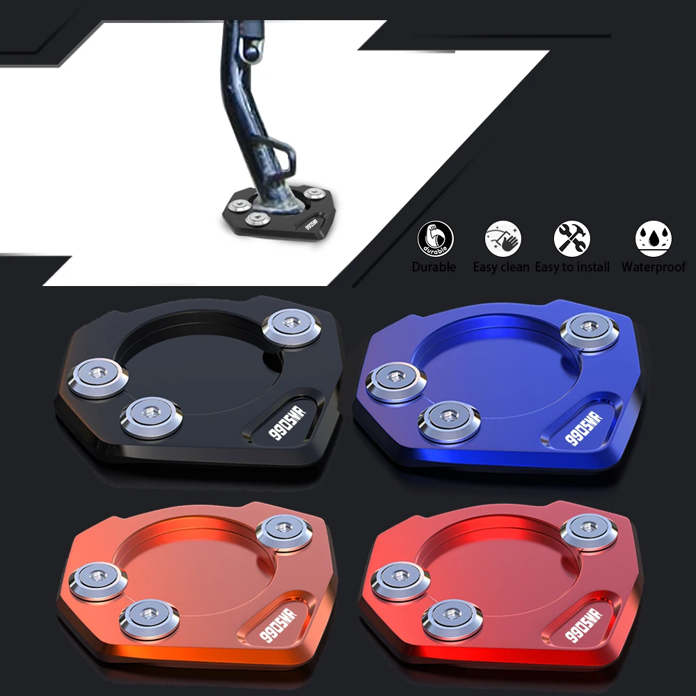 For 990 SM/R 990 SMR 990 SM R Motorcycles Side Stand Enlarger CNC Kickstand Enlarge Plate Extension Pad 2008-2013 2012 2011 2010