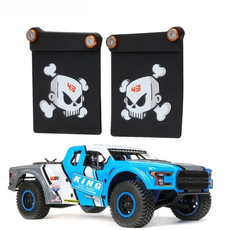 واقيات الطين الخلفية المطاطية لفريق 1/10 Losi Baja Rey TEN SCTE 2.0 3.0 RC ملحقات السيارة العملية