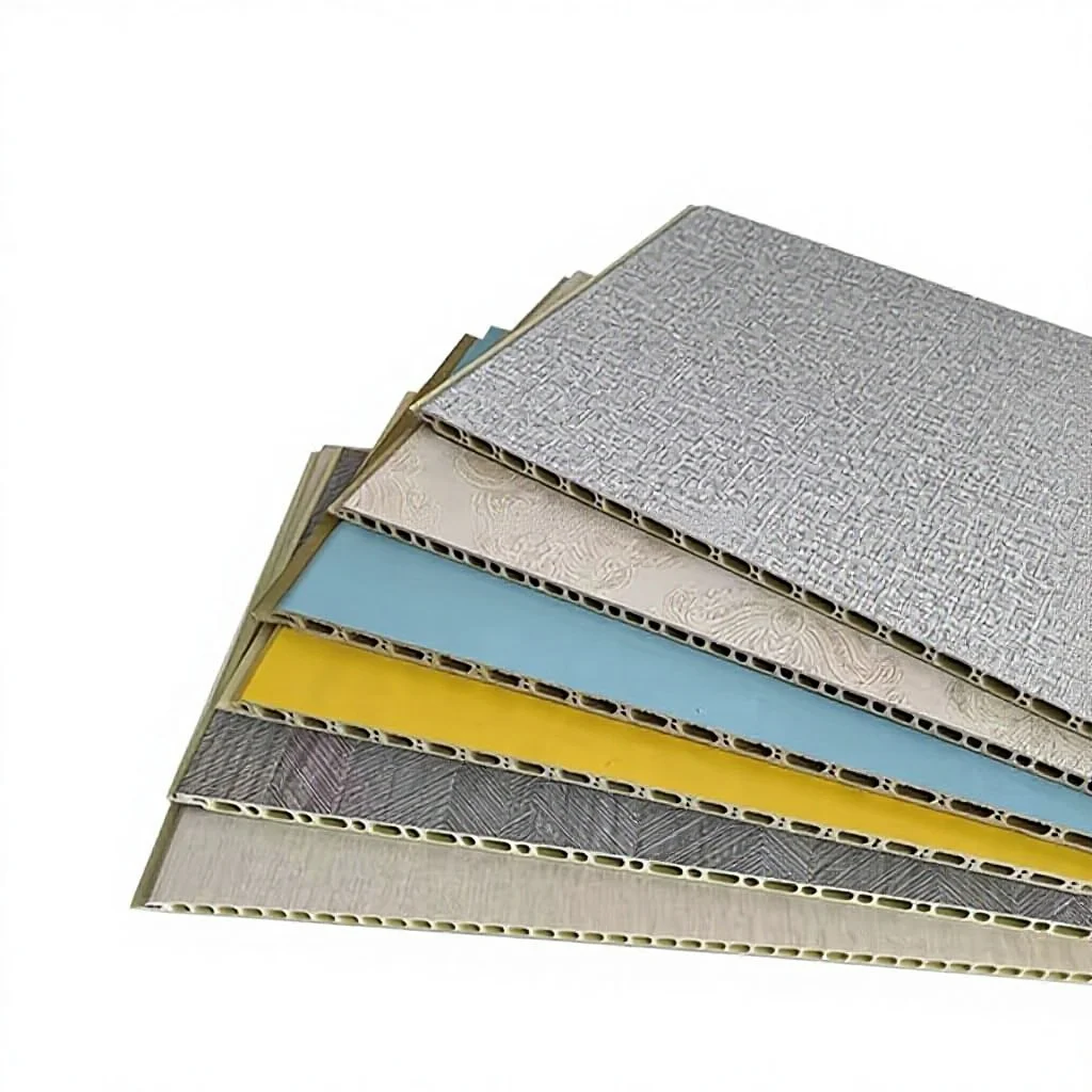 2026 High Quality PVC Geometric Modern Wall Panel with Sound-Absorbing & Waterproof Features for Villa Interior Decorationpromot