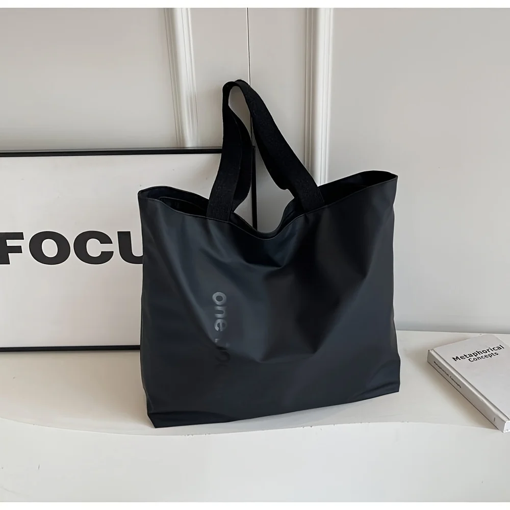 Geräumige Tragetasche, Neue Stilvolle Handtasche, Vielseitig für den Arbeitsweg, Leicht, Luxuriös, Schlicht, Lässig, Wasserdichte Handtasche, Schultertasche – Detail 5