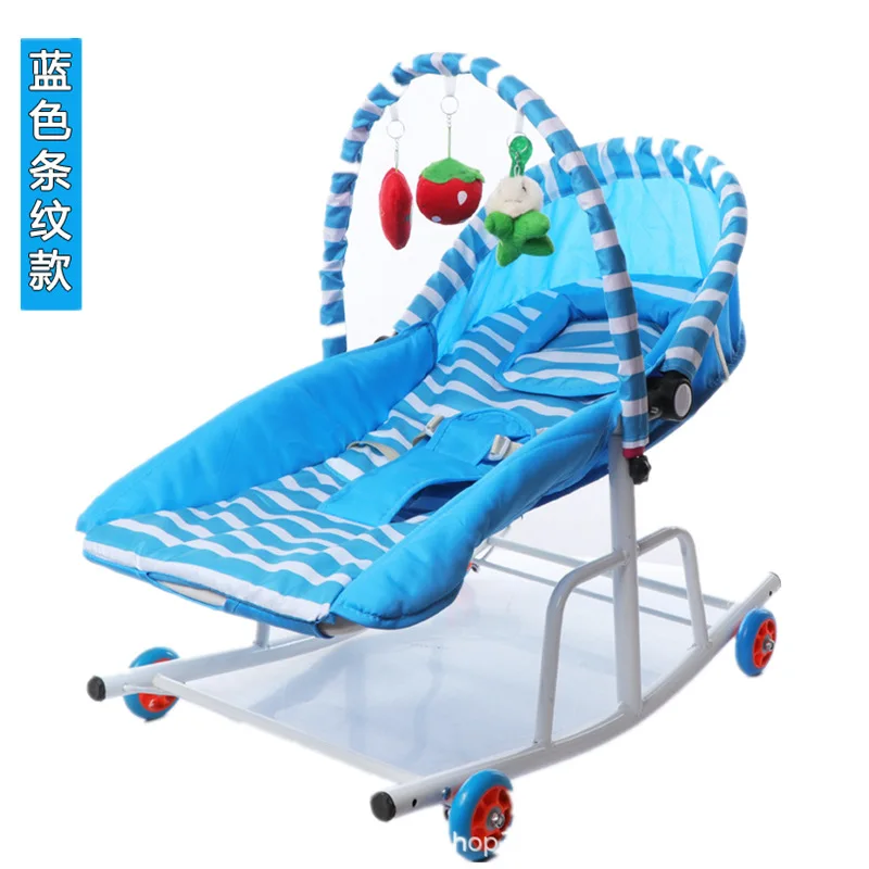 Baby rocking cradle chair Baby balance shaker baby sleeping device can be pushed