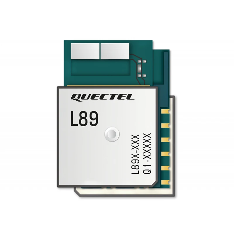 O módulo compacto irnss-habilitado de quectel l89 L89-S90 do elevado desempenho gnss encaixou a antena do remendo e a faixa da antena irnss l5 da microplaqueta