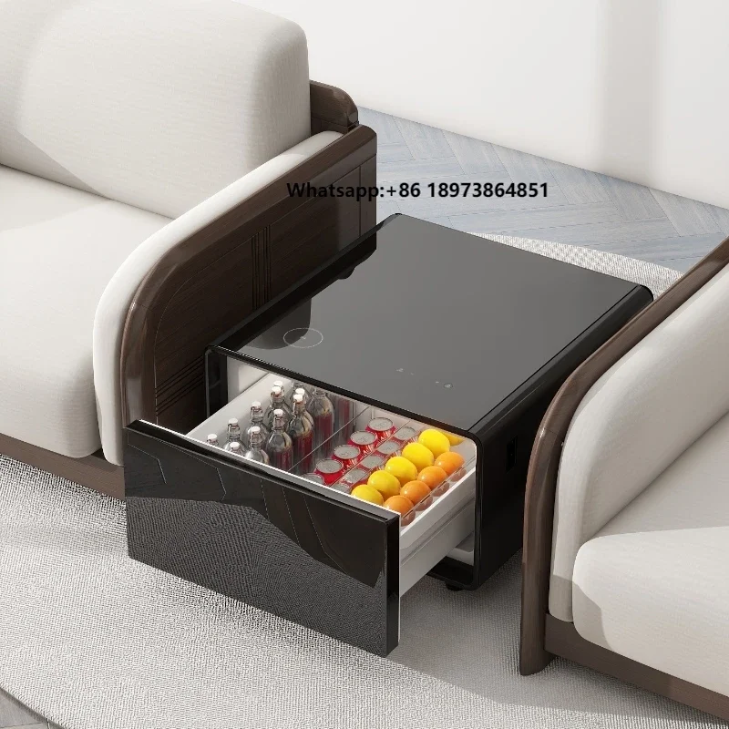 

Smart Furniture Multi Function USB Charging Bedside Table Nightstand Wireless Charging Smart Coffee Tables