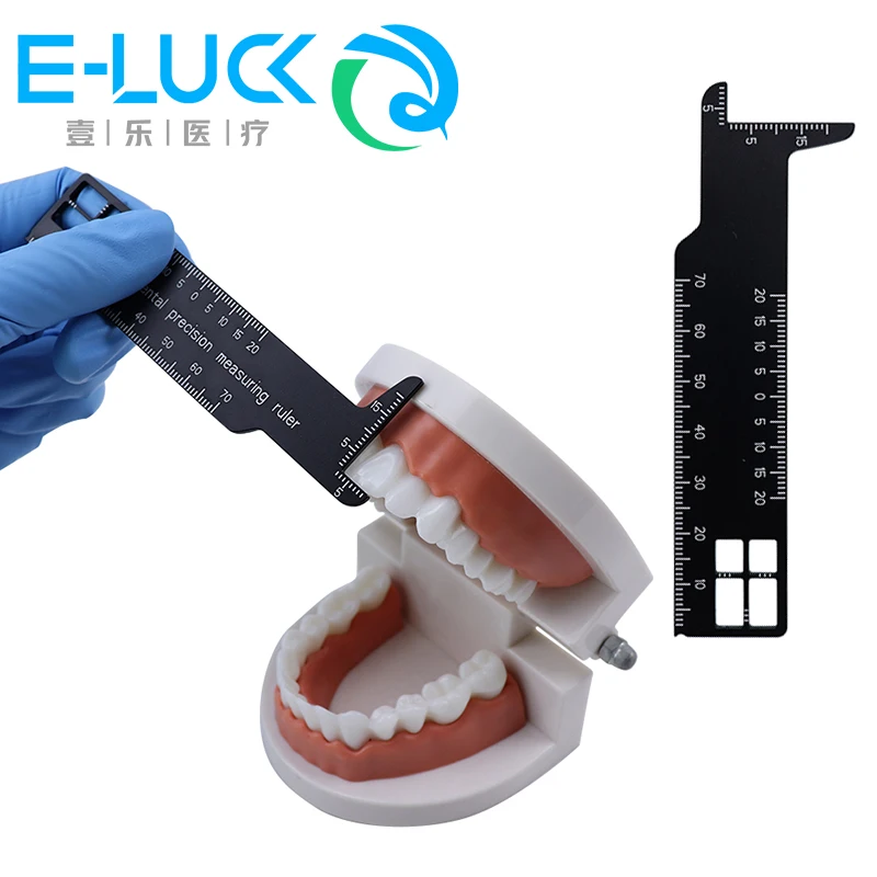 Régua de medição de precisão dental ferramenta médica extensão medida escala instrumentos endodontic odontologia