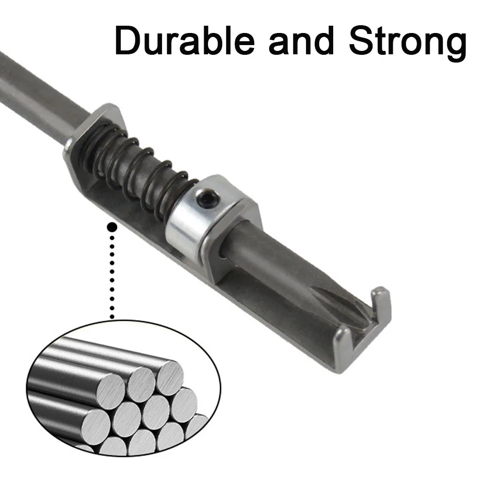 1/4Pcs SpringLoaded AntiDrop Screw Holder Bit for Electricians Mechanics DIY Power Tools Ergonomic SingleHand Operation