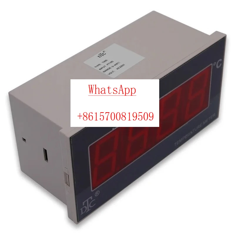 Large size LED temperature display, digital tube, digital thermometer, single channel wide range PT100 input
