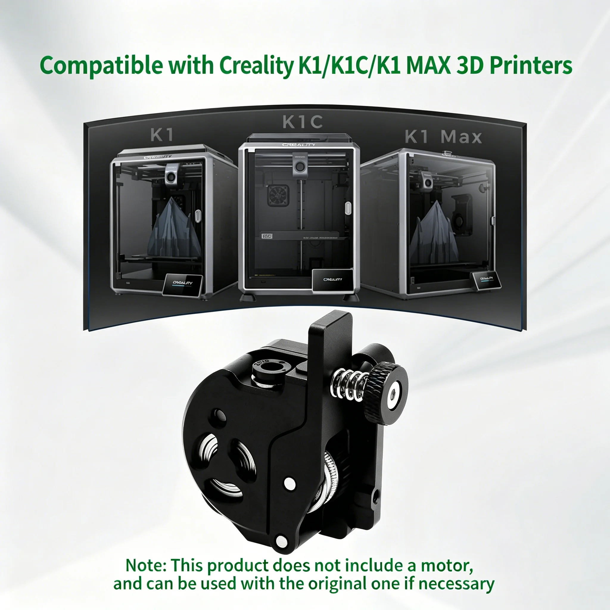 

k1 Max Extruder Upgrade K1 Series Extruder Direct Drive Extruder Dual Gear Feeding Extrusion K1/ K1 Max/ K1C 3D Printer Parts
