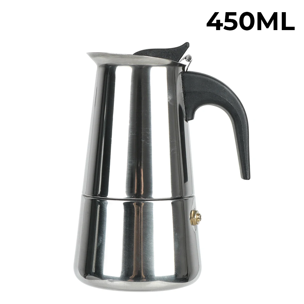 NONE Mokka-Kaffeetöpfe, italienische achteckige Aluminiumtöne, Kaffeetassenmaschine, Teebereiter, tragbare Kaffeemaschine 8