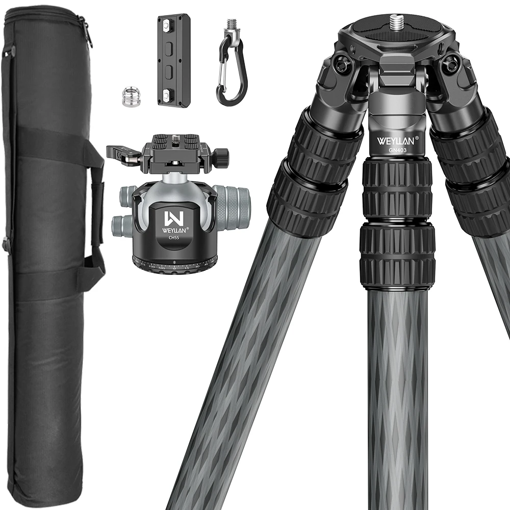 WEYLLAN GN403 Carbonfaser-Jagdstativ 70,08'' Invertiertes Carbon-Schießstativ – Detail 9