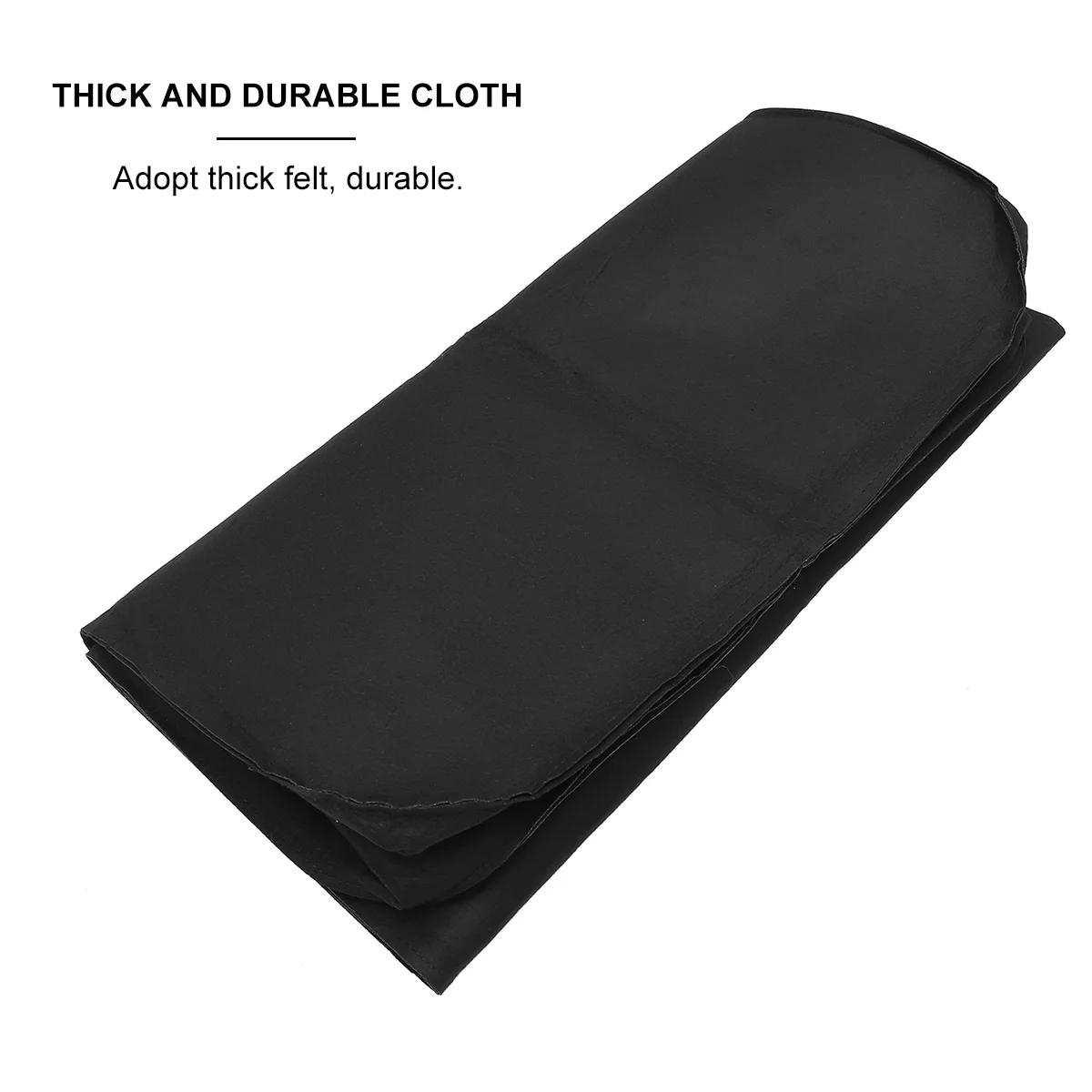 

Large Capacity Nonwoven Planting Bag Breathable Thickened Fabric 120x60x40cm Black Pouch for Balcony Garden Farm Plant Growing