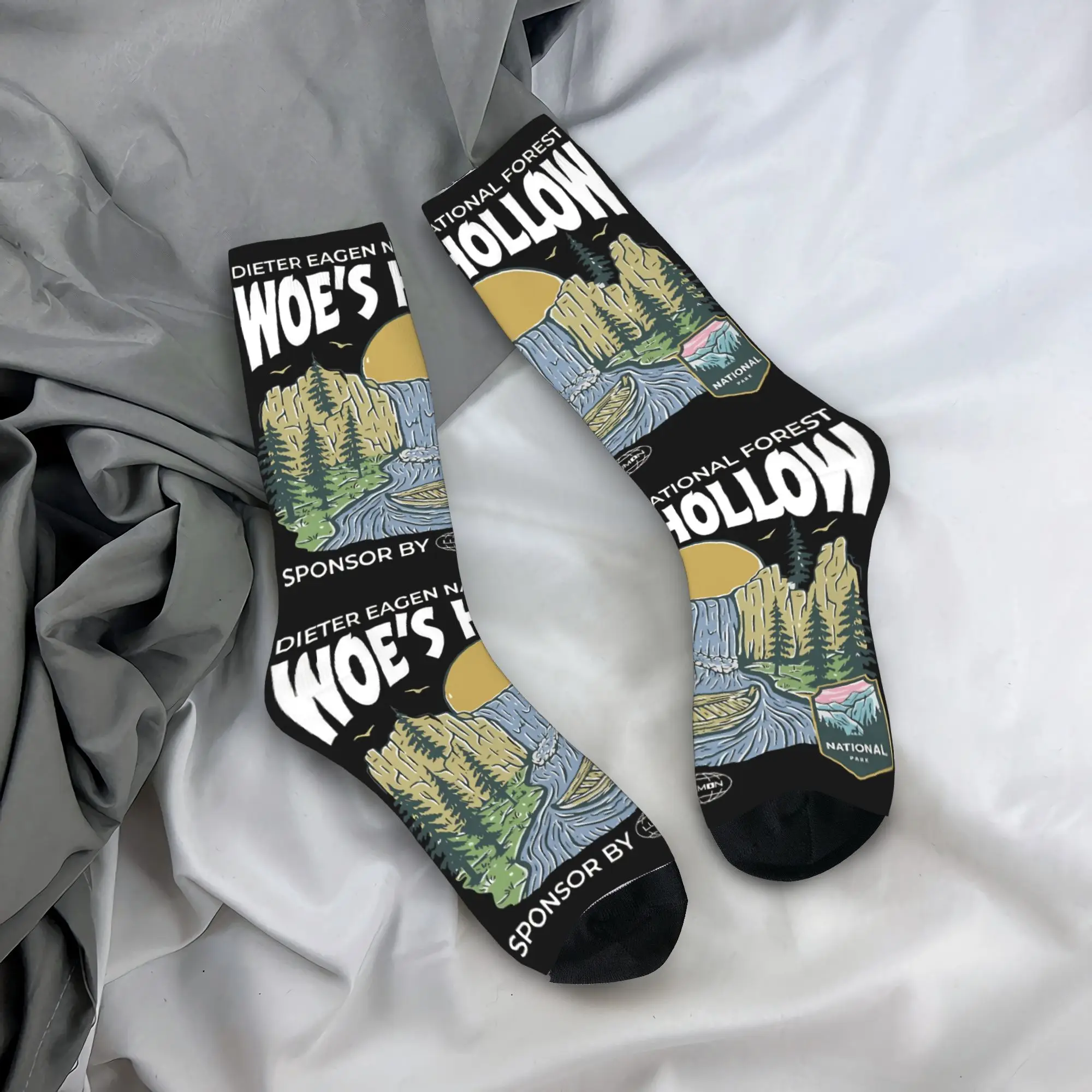 قطع تلفزيوني Dieter Eagan الجوارب الخريف جوارب أنيقة للجنسين الرجال الجوارب الناعمة الدافئة تصميم تسلق الجوارب المضادة للانزلاق