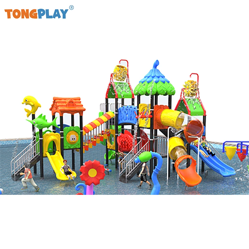 Commercial Children Kids Amusement Game Zone Water Park Slide for Swimming Pool Outdoor Playground Sets