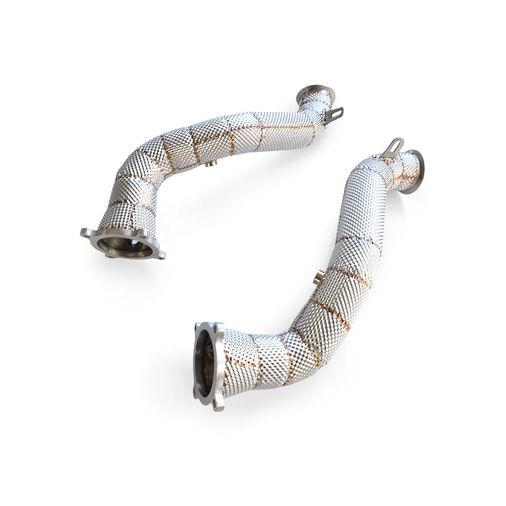 

Suitable for McLaren 720s 2017-2023 Stainless Steel Straight Drainage Pipe with Thermal Protection