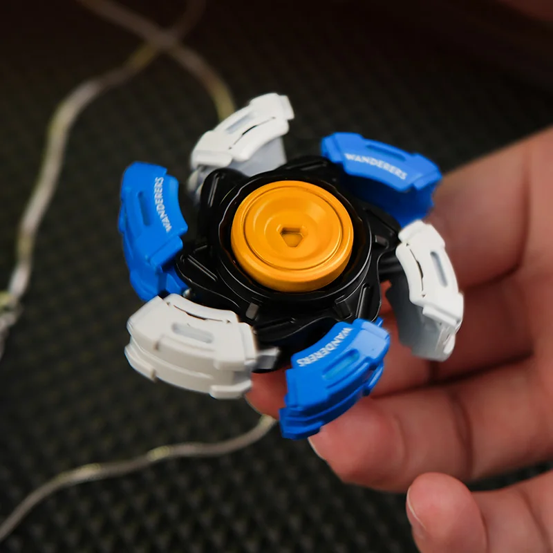 원더러 메탈 오픈 아머 피젯 스피너 장난감 EDC 손가락 슬라이더 ADHD 불안 완화 도구 성인 스트레스 완화 릴렉스 장난감