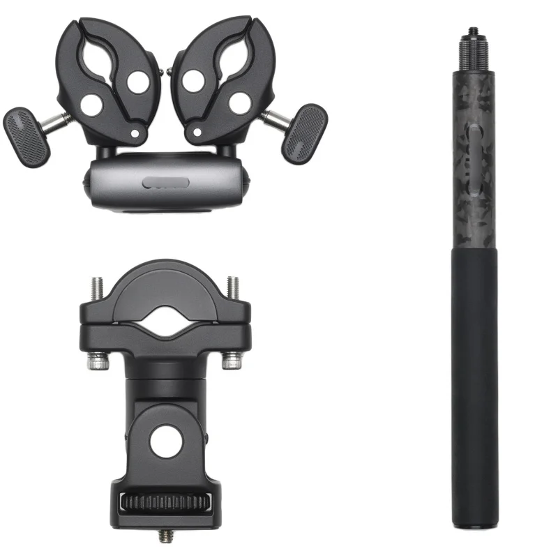 

NEW Osmo Motorcycle Heavy-Duty Mount with Dual Heavy-Duty Clamp quick angle adjustments Selfie Stick flexible dynamic shooting
