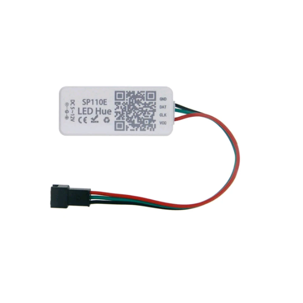 Sp110e Bluetooth Controller Led Mini Individueel Adresseerbaar Licht, Ws2812b Strip Licht Met DC5V-24V