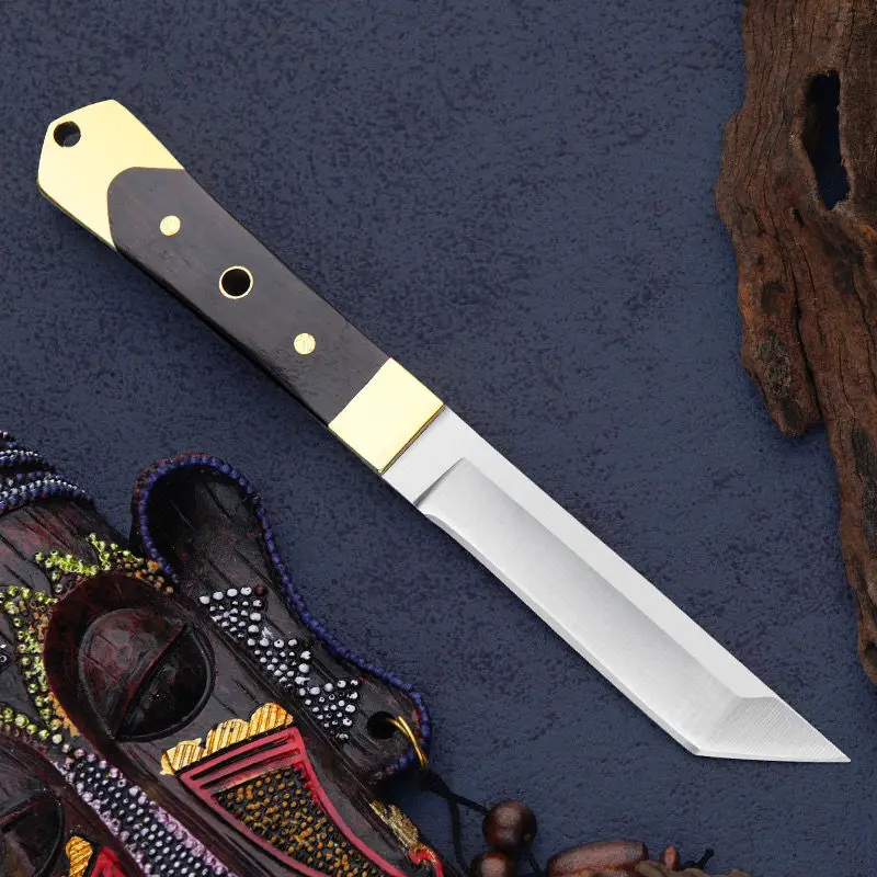 

Mini Pocket Knife Tanto Blade Camping Knife Outdoor Survival EDC Tool Self Defense Mongolian Clever Meat Knife Fruit Multi Knife