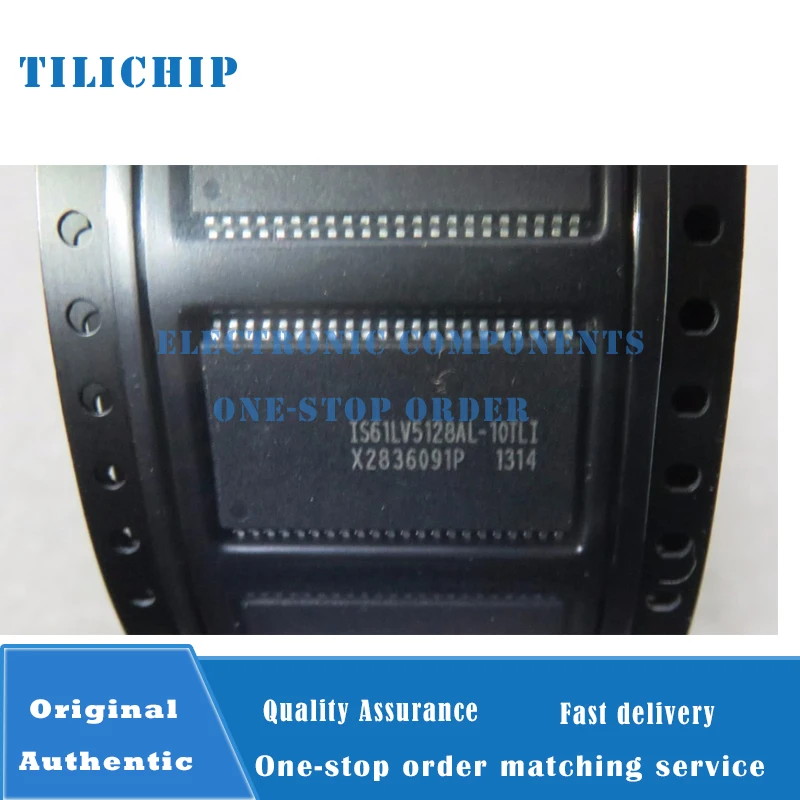 10pcs IS61LV5128AL-10TLI Static Random Access Memory (SRAM) chip
