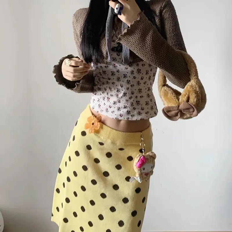 

Bodycon Skirt For Women Woman Fall Elastic Straight Cut Business Casual Office Working Ladies Elegant Slim Waisted Quality Girls