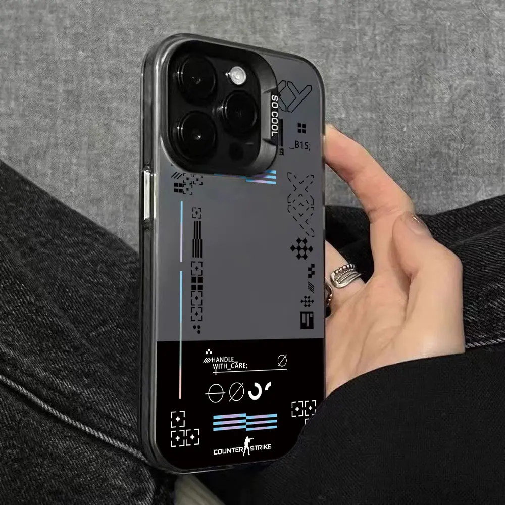 حافظة لهاتف سامسونج جالاكسي S25 S24 S23 S22 S21 S20 نوت 20 FE Ultra Edge Plus 5G مضادة للسقوط من Fashion Ins Game CSGO 2