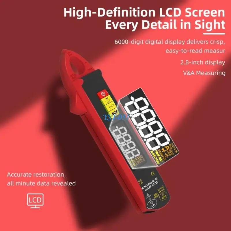 E15A Compacted Clamps Styles Multimeter For Electricians And HVAC Technicians