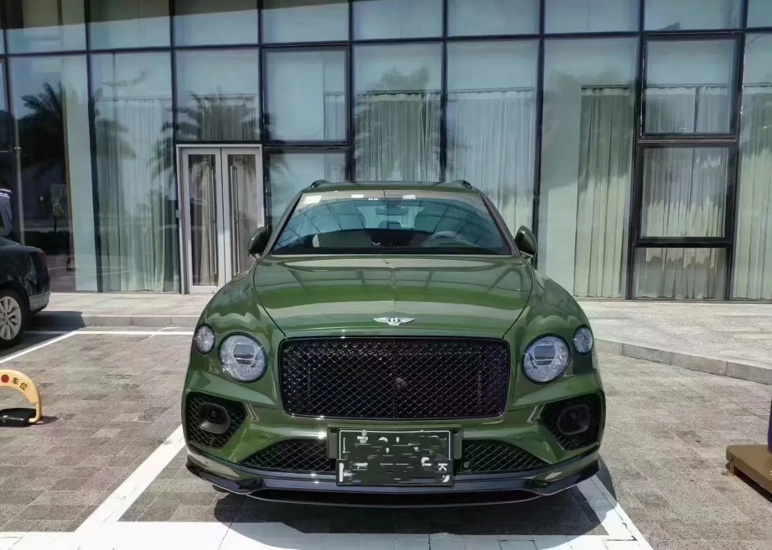 Für Bentley Bentayga Upgrade Speed Edition Style Front lippe Heck diffusor Spoiler Wing Dry Carbon Fiber Body Kit