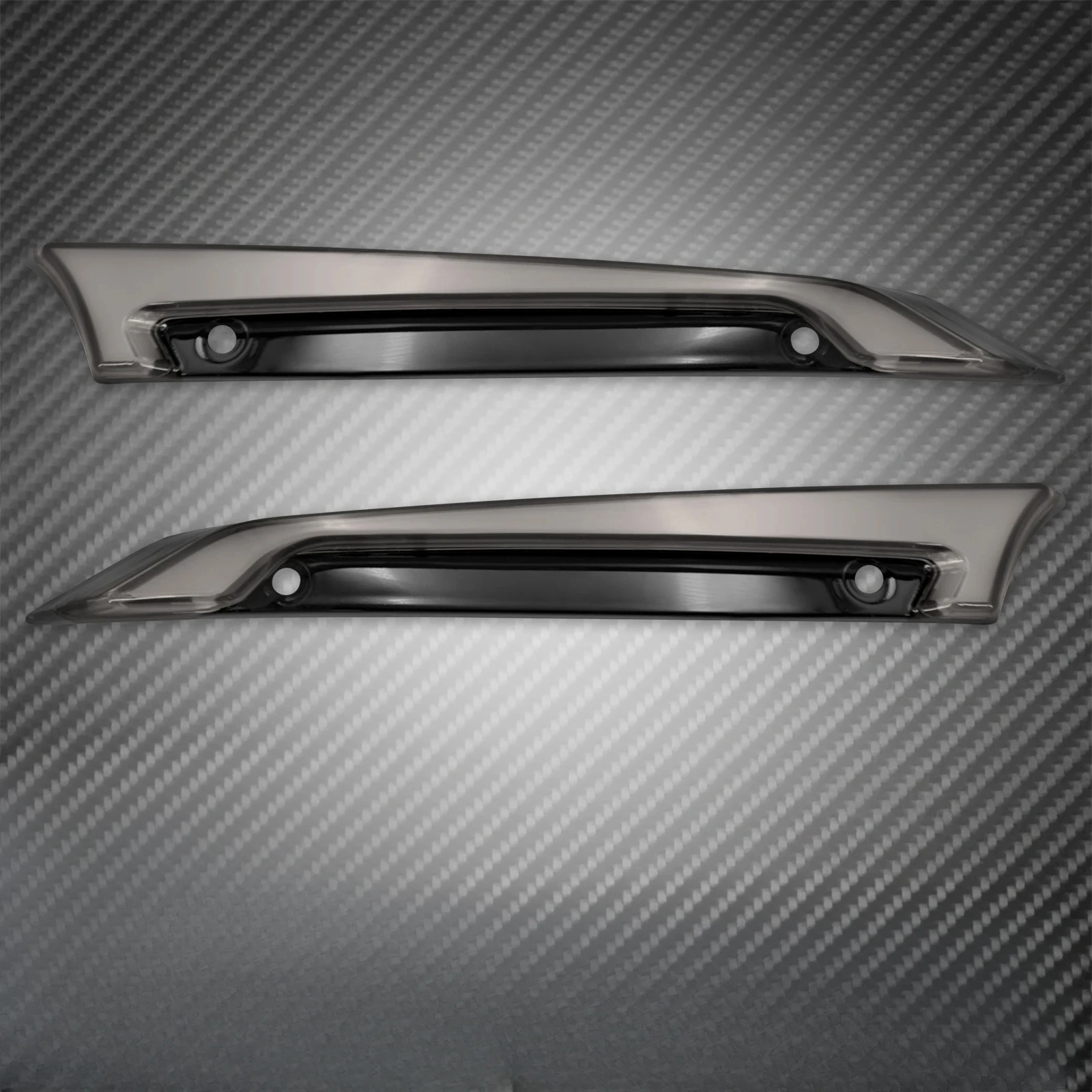 

For Harley Touring Road Glide 2015-22 2023 CVO Motorcycle Windshield Trim Lights Windscreen Decorative Turn Signal Running Lamp